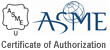 Asme stamp certification of authorization